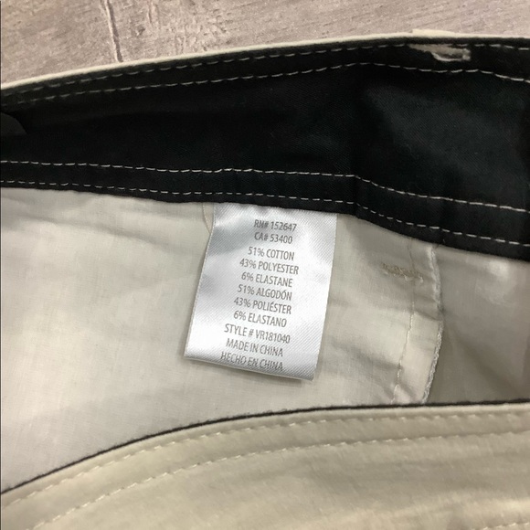 Men's Valor 33 Medium Swim Shorts Trunks Hybrid Stripes Khaki Stripes Stretch - Picture 7 of 7